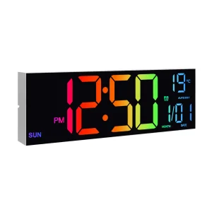 16" LED Digital Wall Clock with Remote